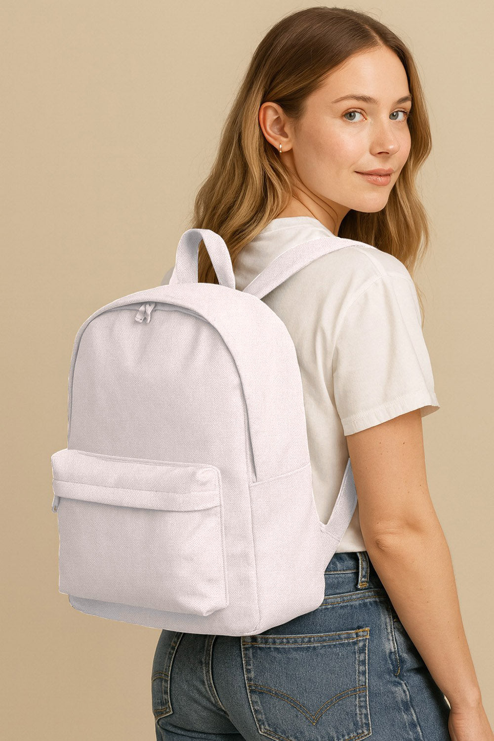 Panza Bumbac Canvas Off White