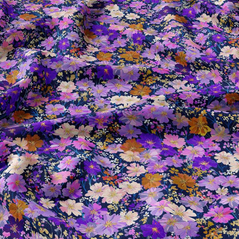 Vascoza Imprimata Flori Violet