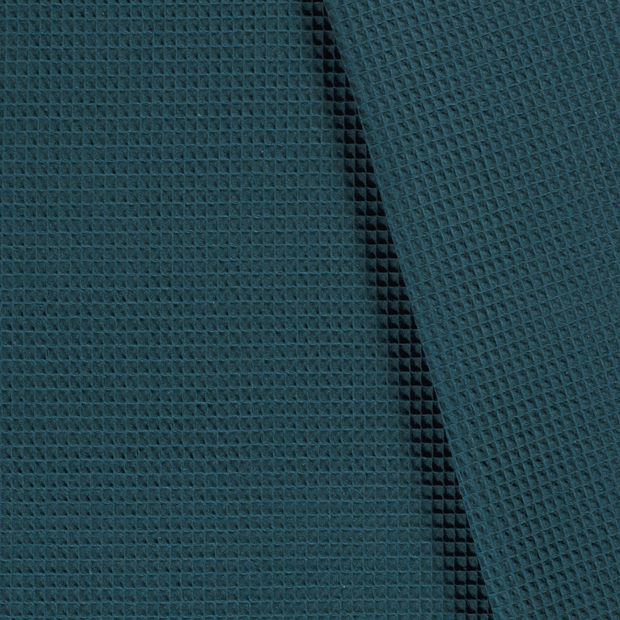 Bumbac Waffle Petrol