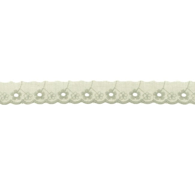 Dantela Madeira Bumbac 25 mm - Khaki