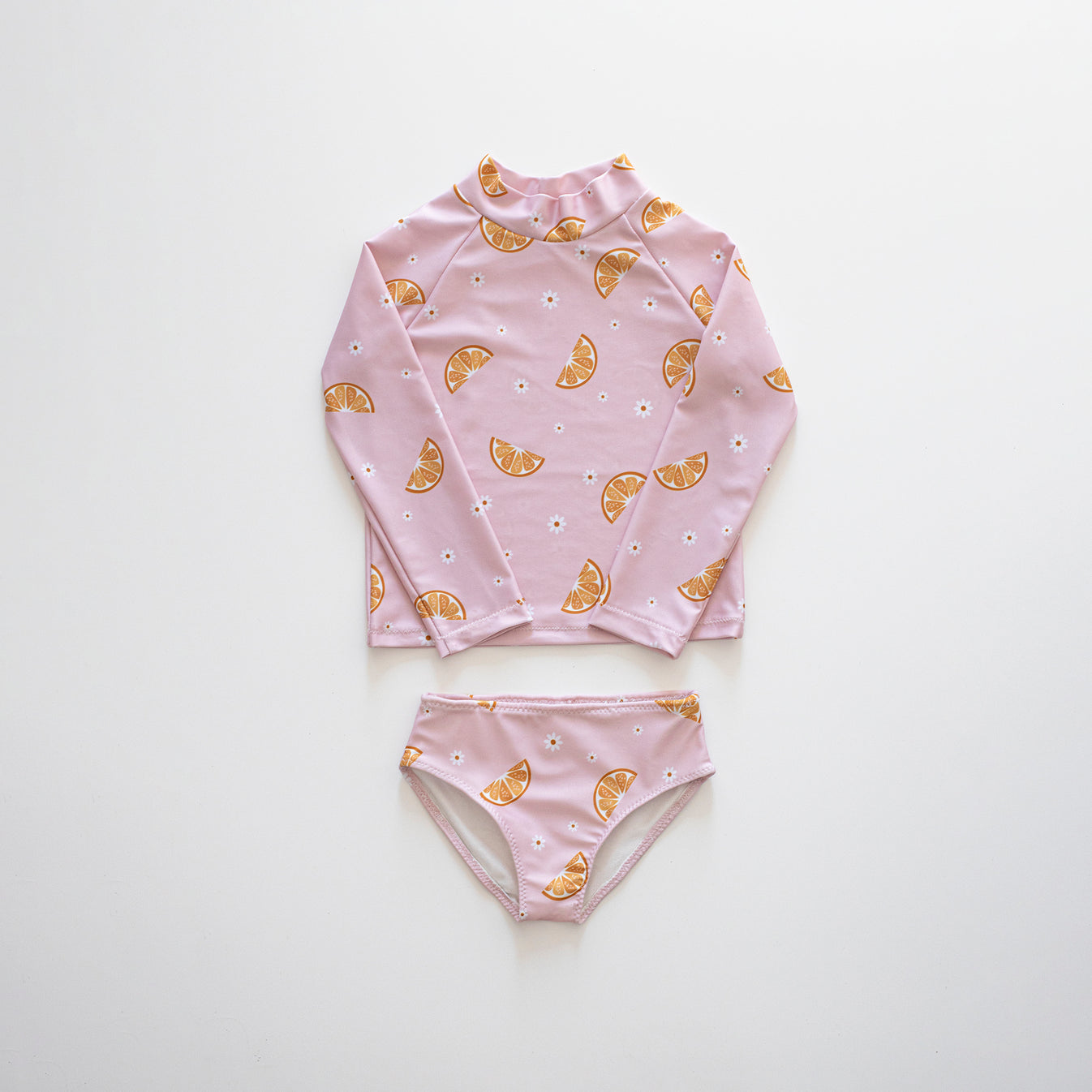 Jerse Costum de Baie UPF50 Fruits Light Pink