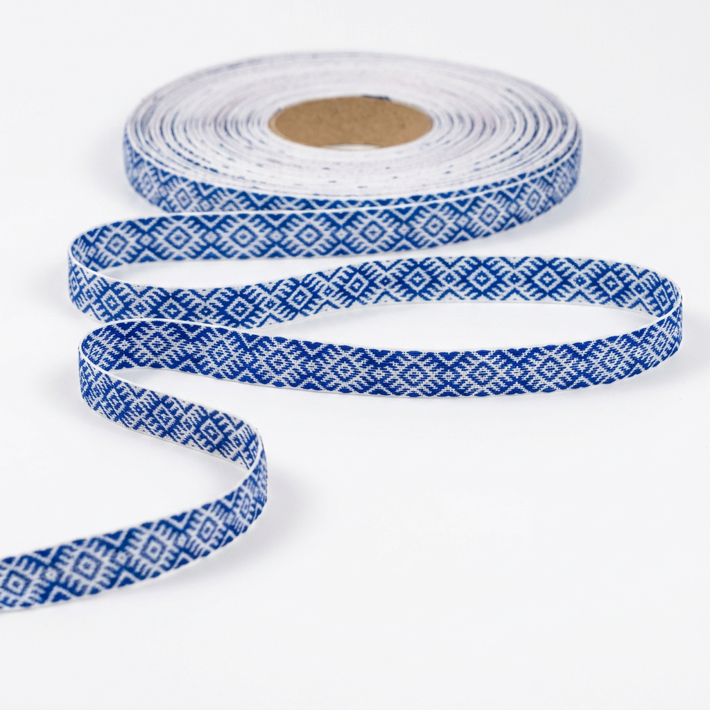Banda Motive Traditionale 20 mm - Albastru