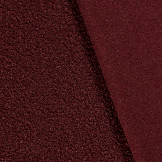 Boucle Wine Red