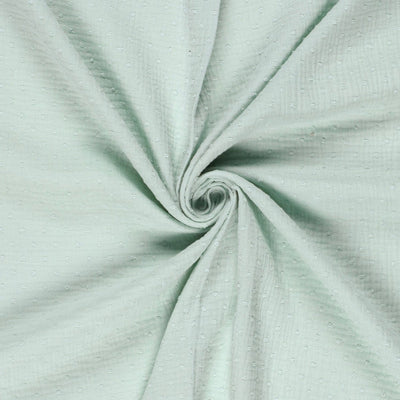 Double Gauze Dobby Dots Mint - Lametru.ro