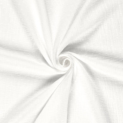 Double Gauze Dobby Dots Off White - Lametru.ro