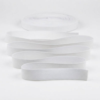 Elastic Plat 20 mm, Elasticitate Normala - Alb - Lametru.ro - Elastic