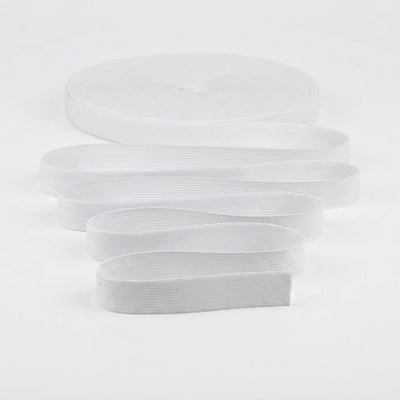 Elastic Plat 20 mm Tip S, Elastic Mai Dur - Alb - Lametru.ro - Elastic