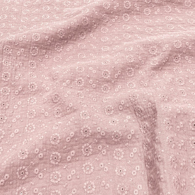 Embroidered Double Gauze Suzy Petal - Lametru.ro