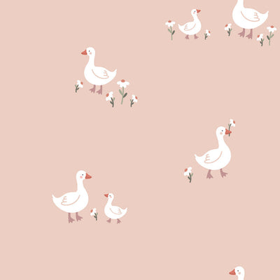 Jerse Bumbac Imprimat Animals Light Pink