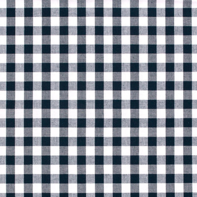 Poplin Bumbac Gingham Navy 20 mm - Lametru.ro - Poplin Bumbac Gingham