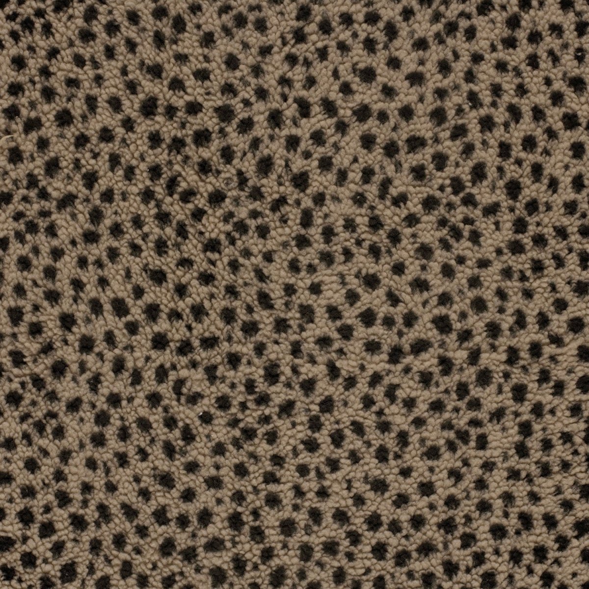 Sherpa Fleece Jacquard Panther Taupe Grey - Lametru.ro
