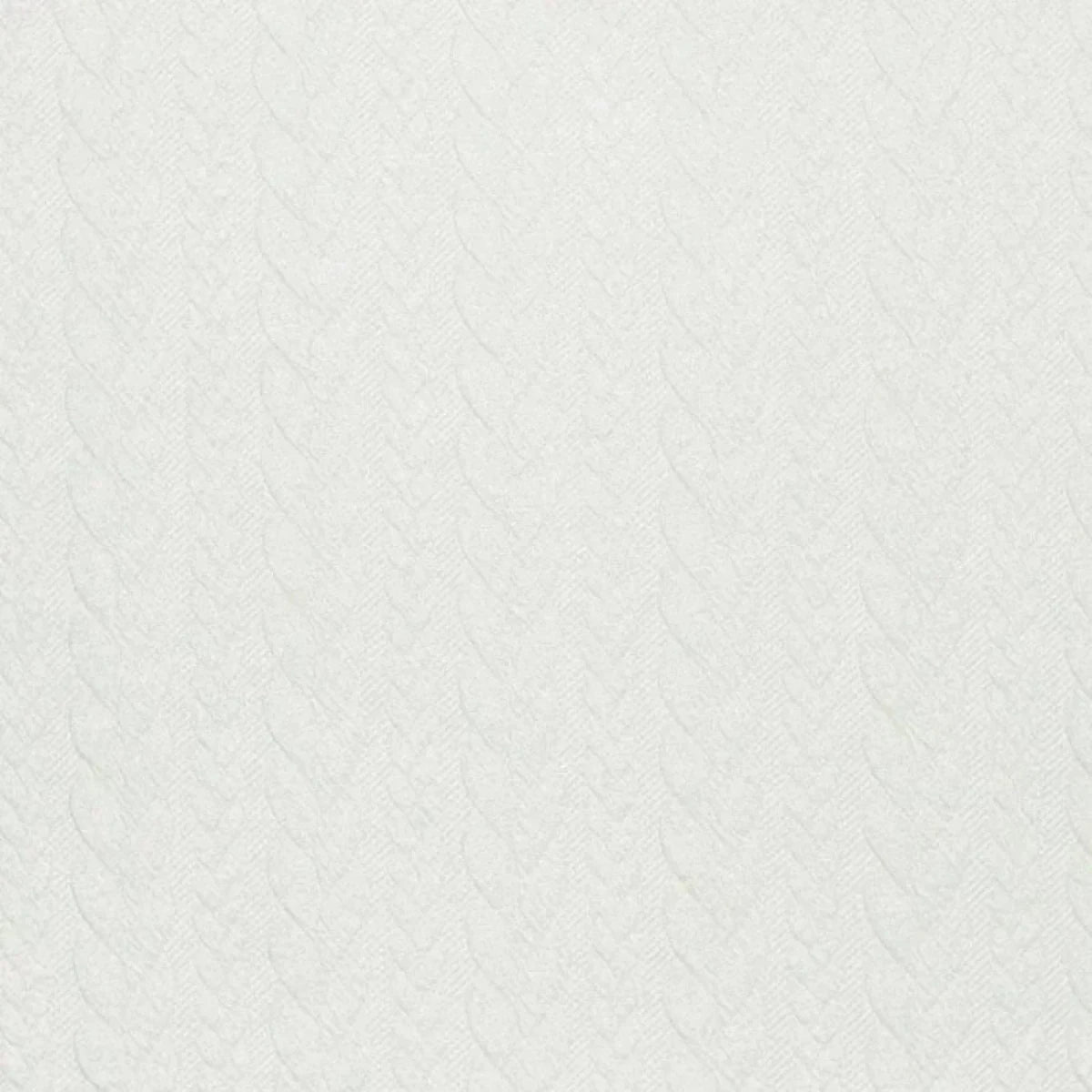 Tricot Cable Knit Jacquard Ecru - Lametru.ro - Tricot Cable Knit