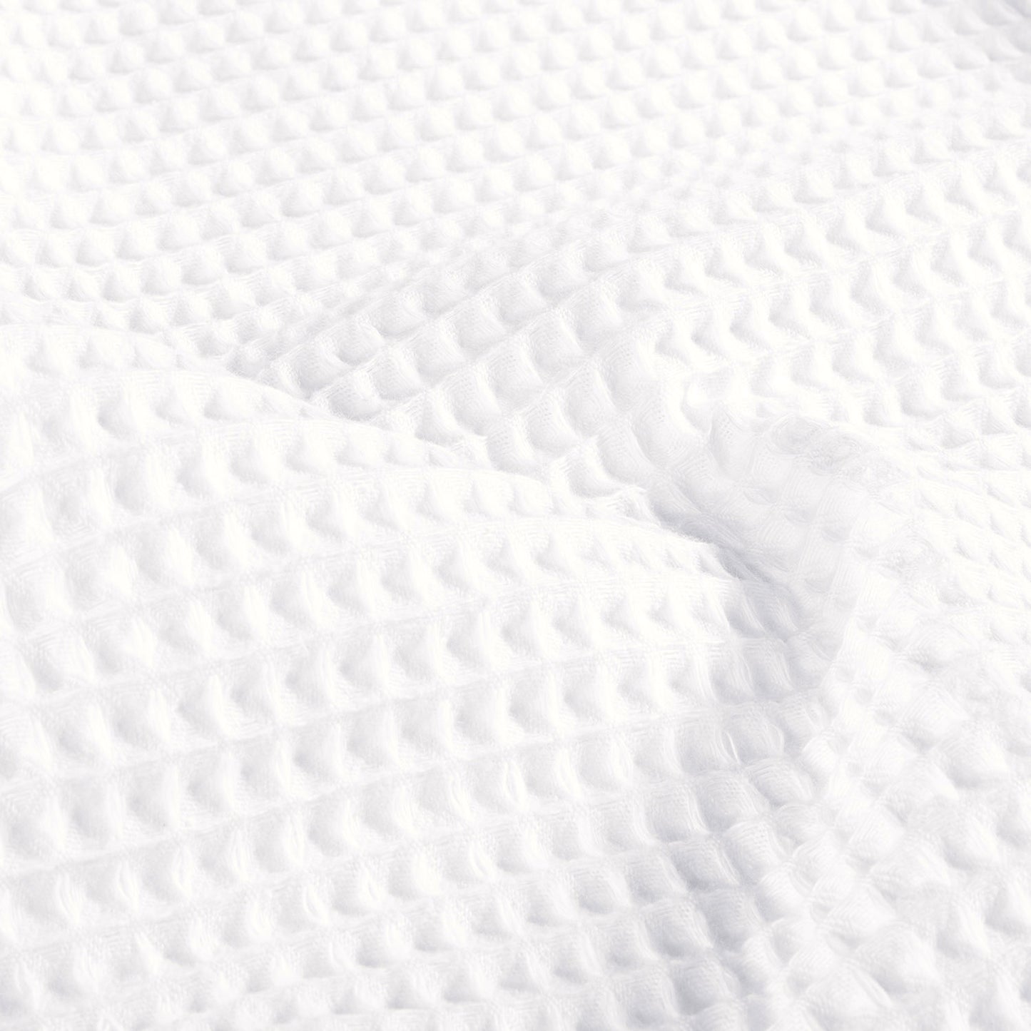Cotton Waffle White