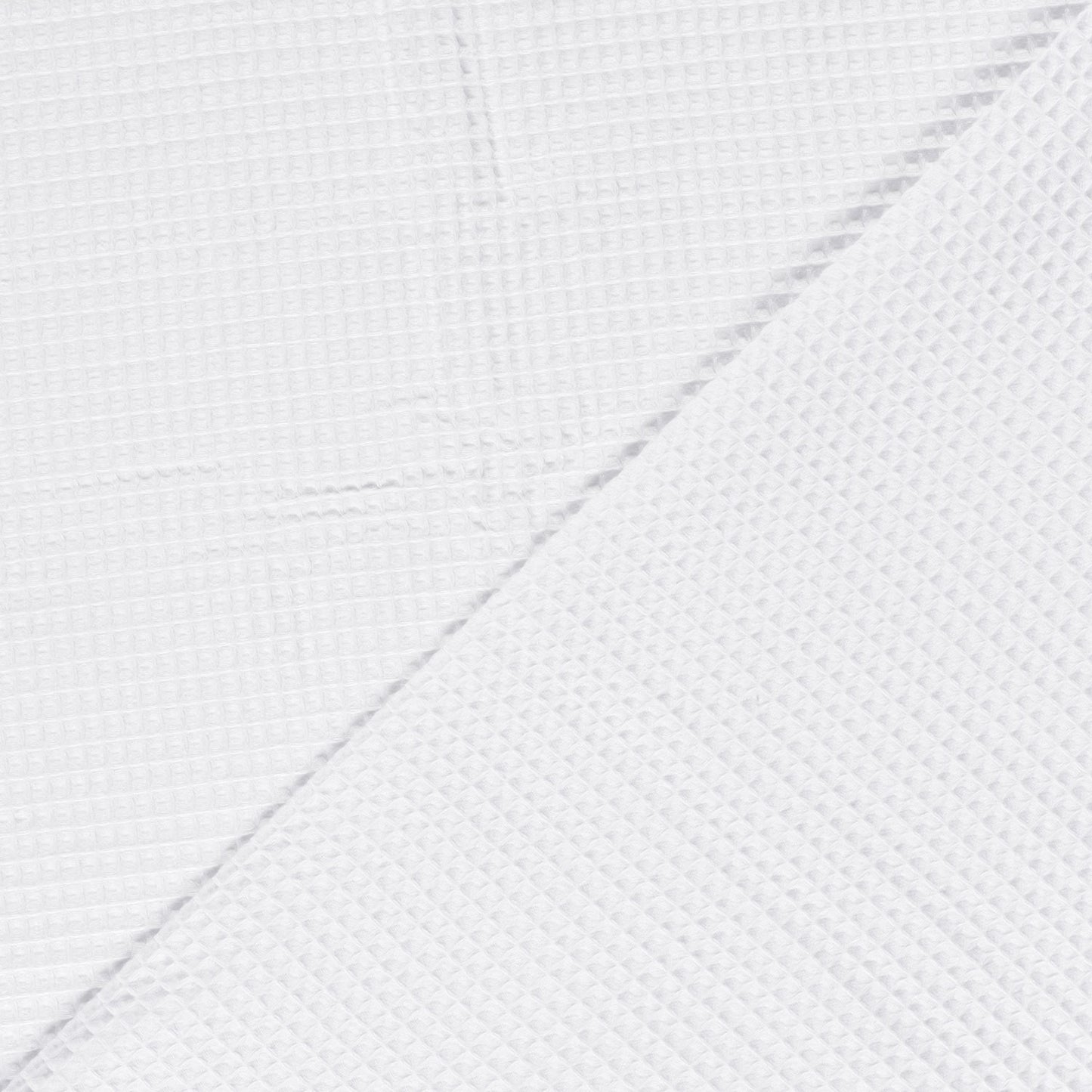 Cotton Waffle White