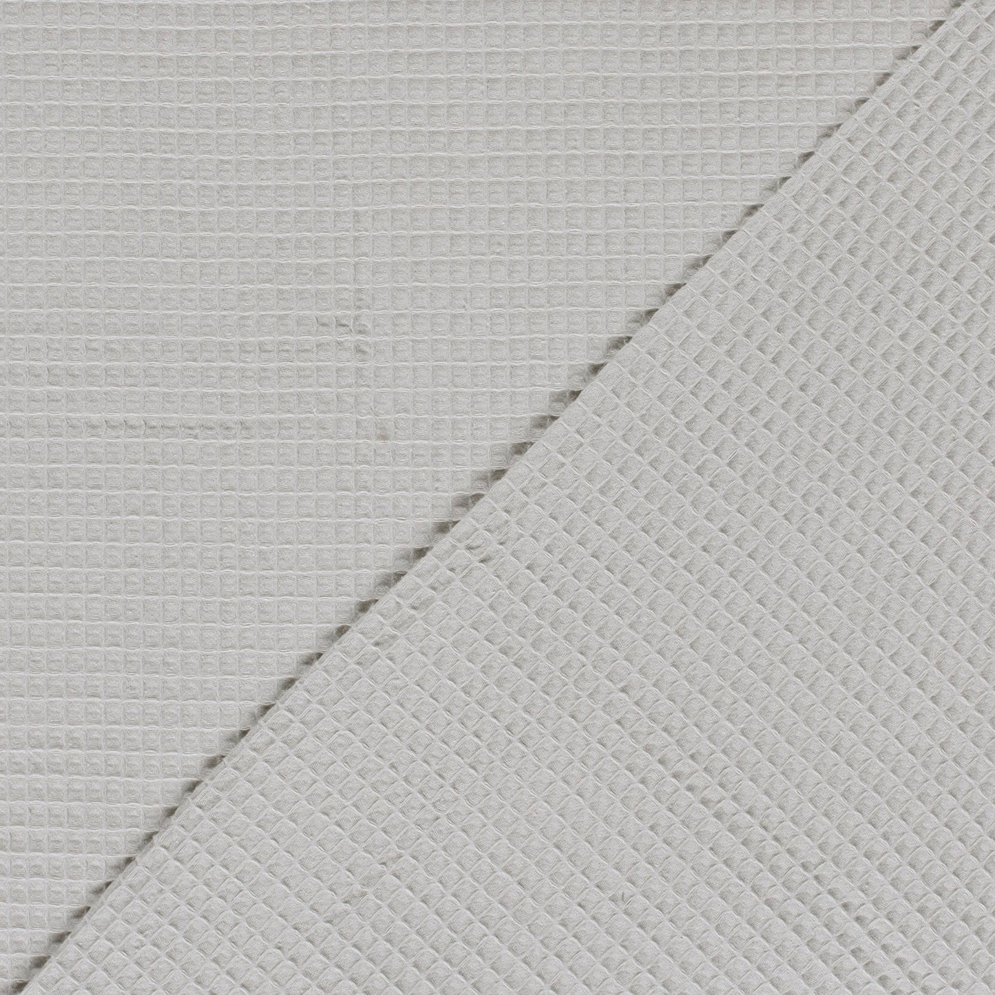 Bumbac Gofrat Gri Deschis