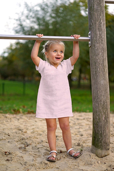 Muselina Dubla Roz Deschis