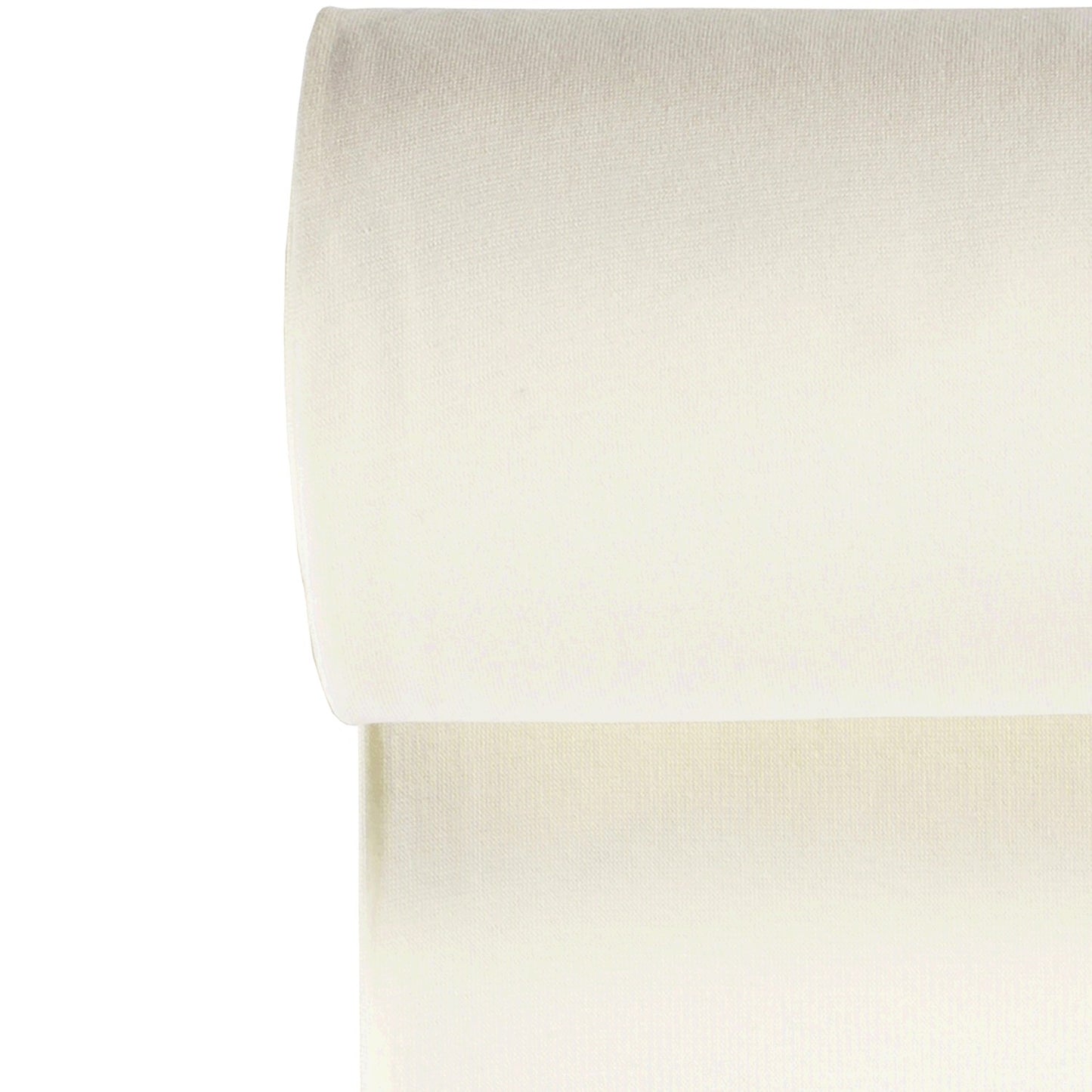 Material Tubular Mansete / Patent Rib Off White