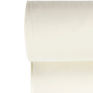 Material Tubular Mansete / Patent Rib Off White