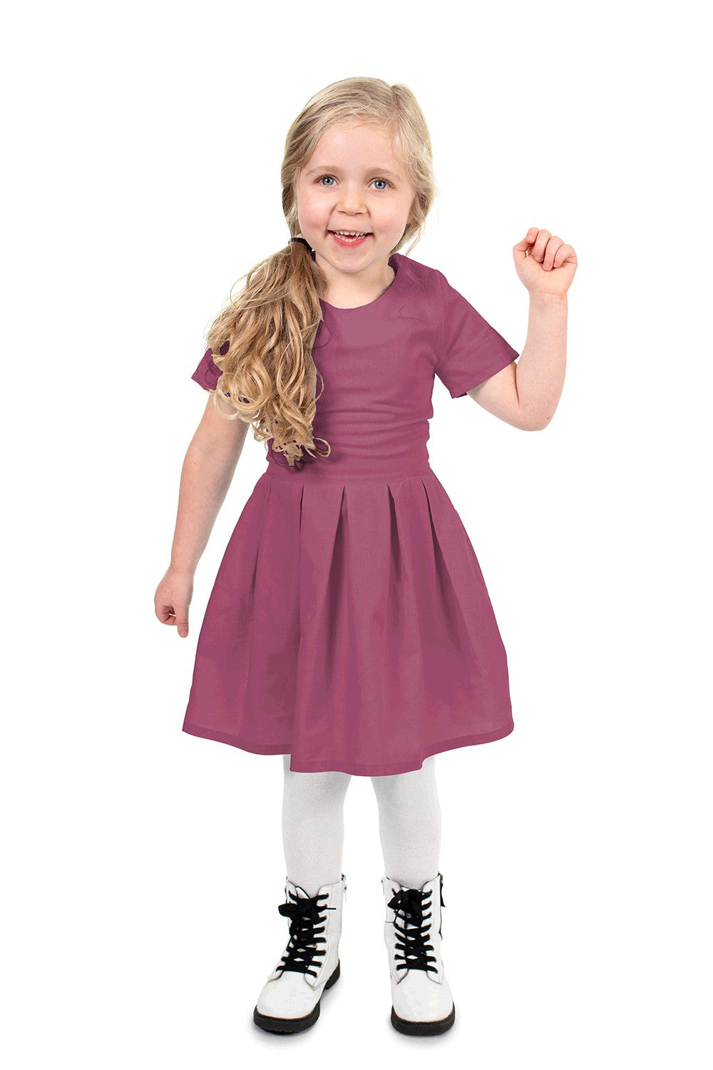 Poplin De Bumbac Visiniu