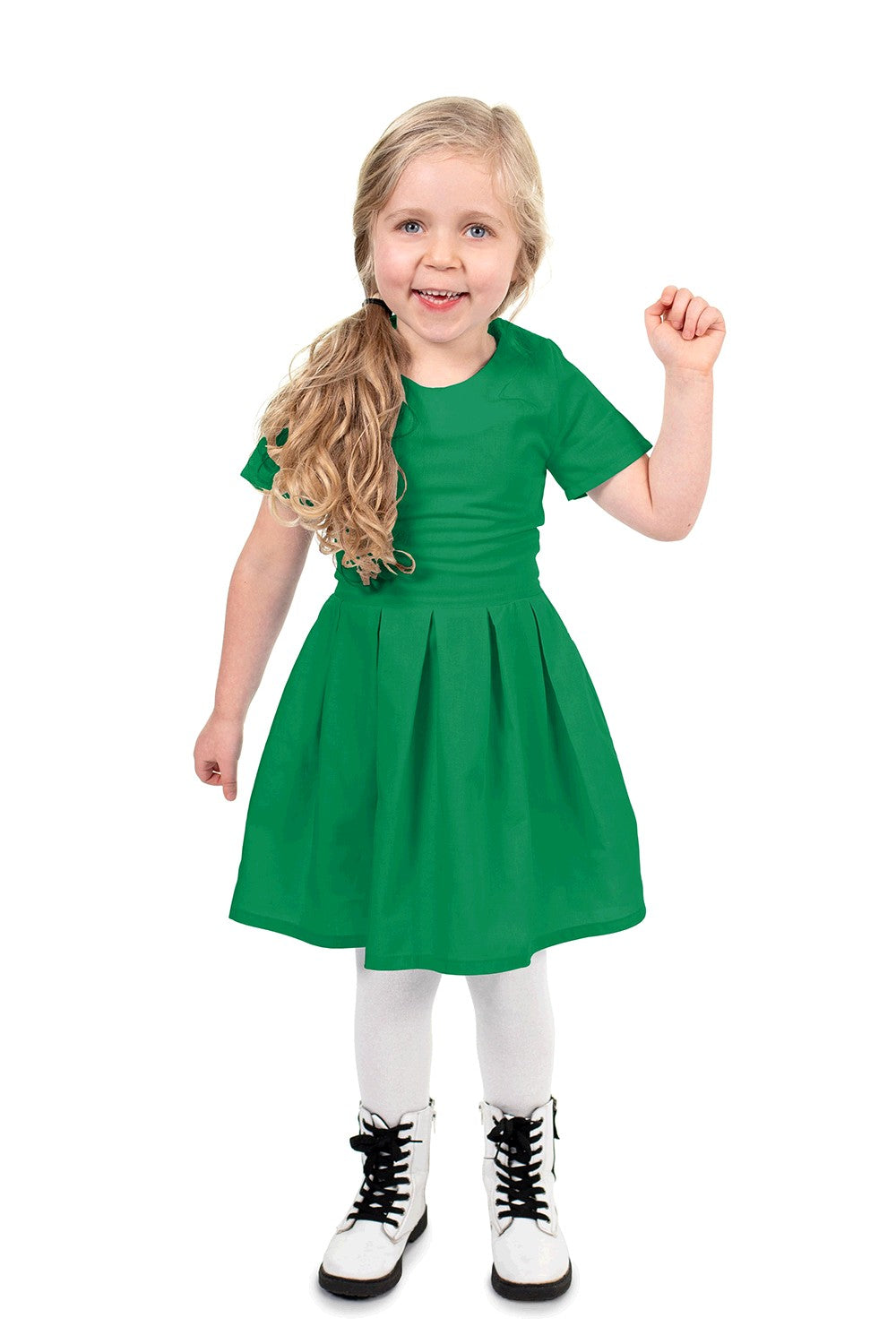 Poplin Bumbac Verde Padure