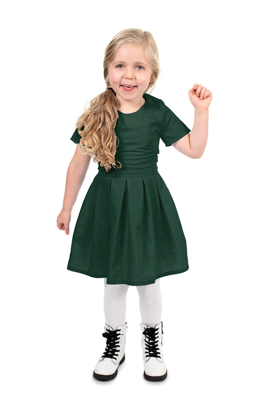 Poplin Bumbac Verde Inchis