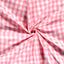 Cotton Poplin Gingham Pink 10 mm