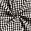 Poplin Bumbac Gingham Negru 10 Mm