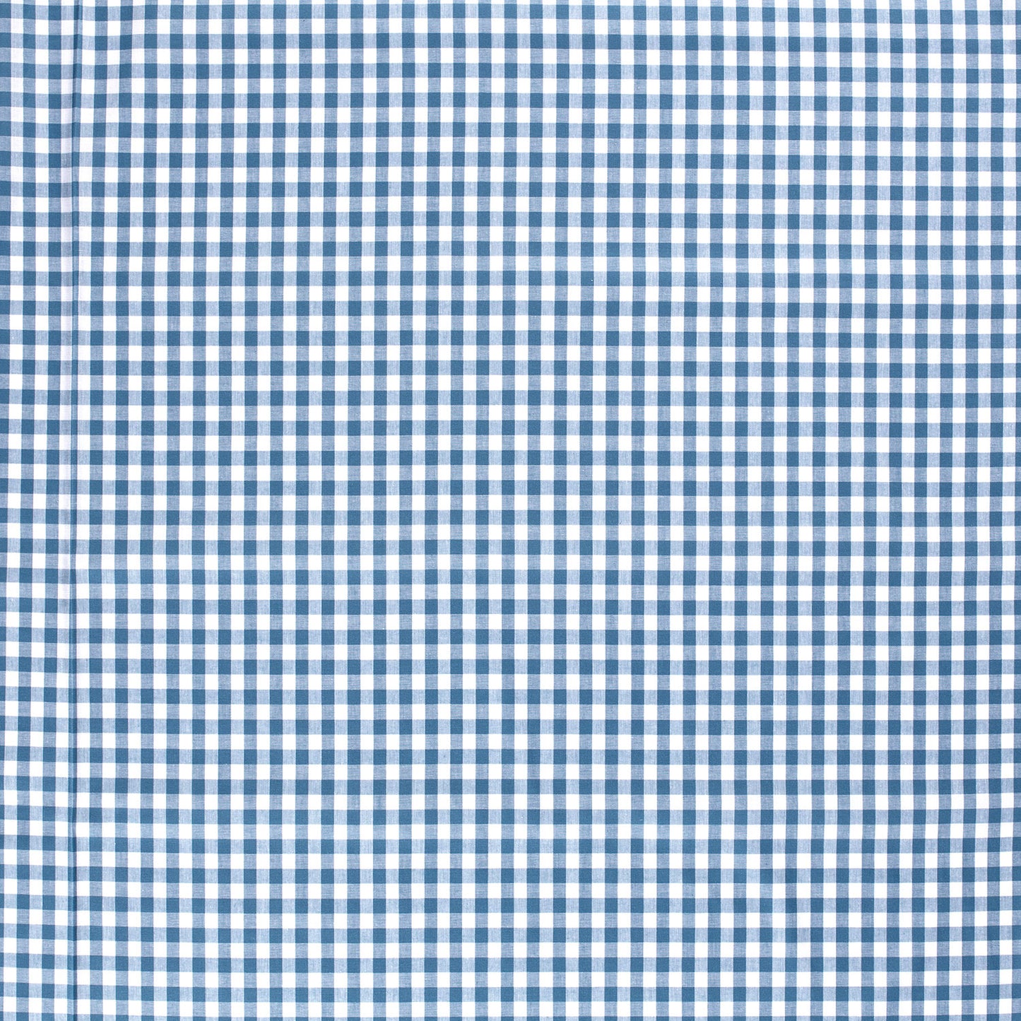 Cotton Poplin Gingham Indigo 5 mm