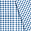 Cotton Poplin Gingham Indigo 5 mm