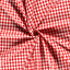 Cotton Poplin Gingham Red 5 mm