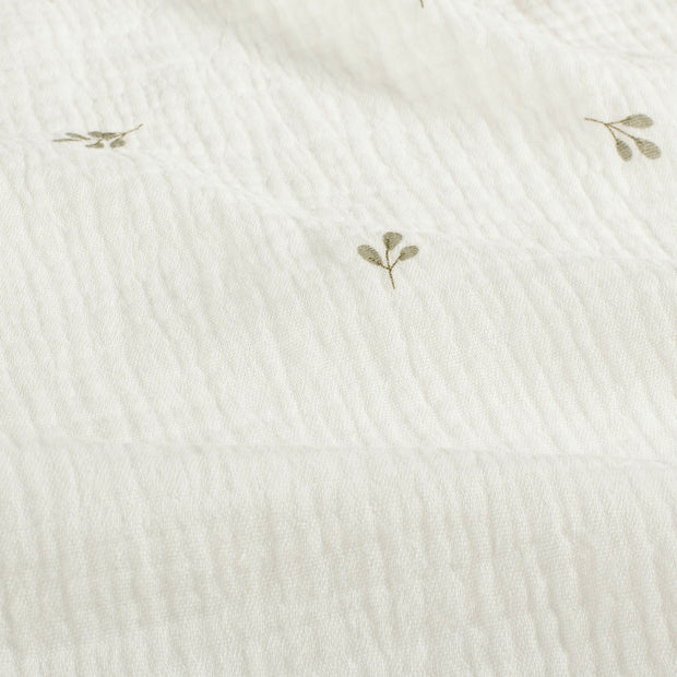 Muselina Dubla Imprimata Twigs Off White