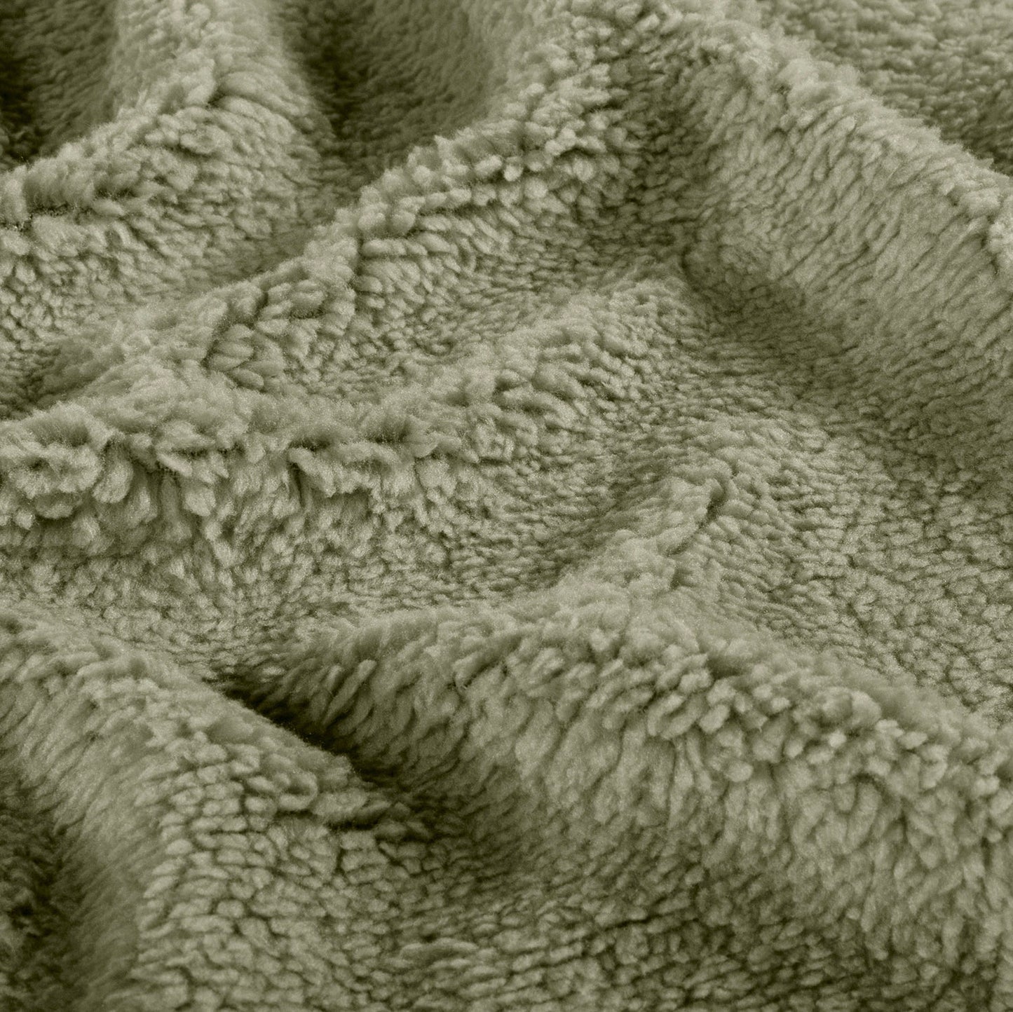 Sherpa Fleece Olive Green