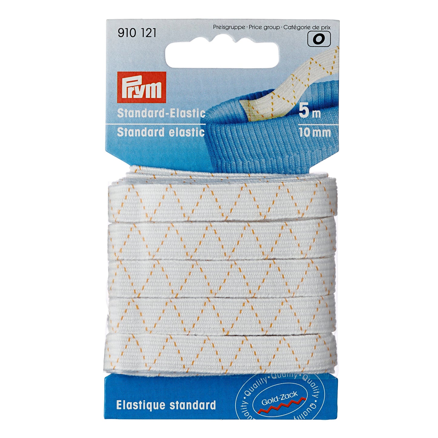 Elastic Standard Alb 10 mm Prym - 5 m