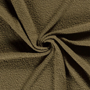 Tesatura Boucle Verde Khaki