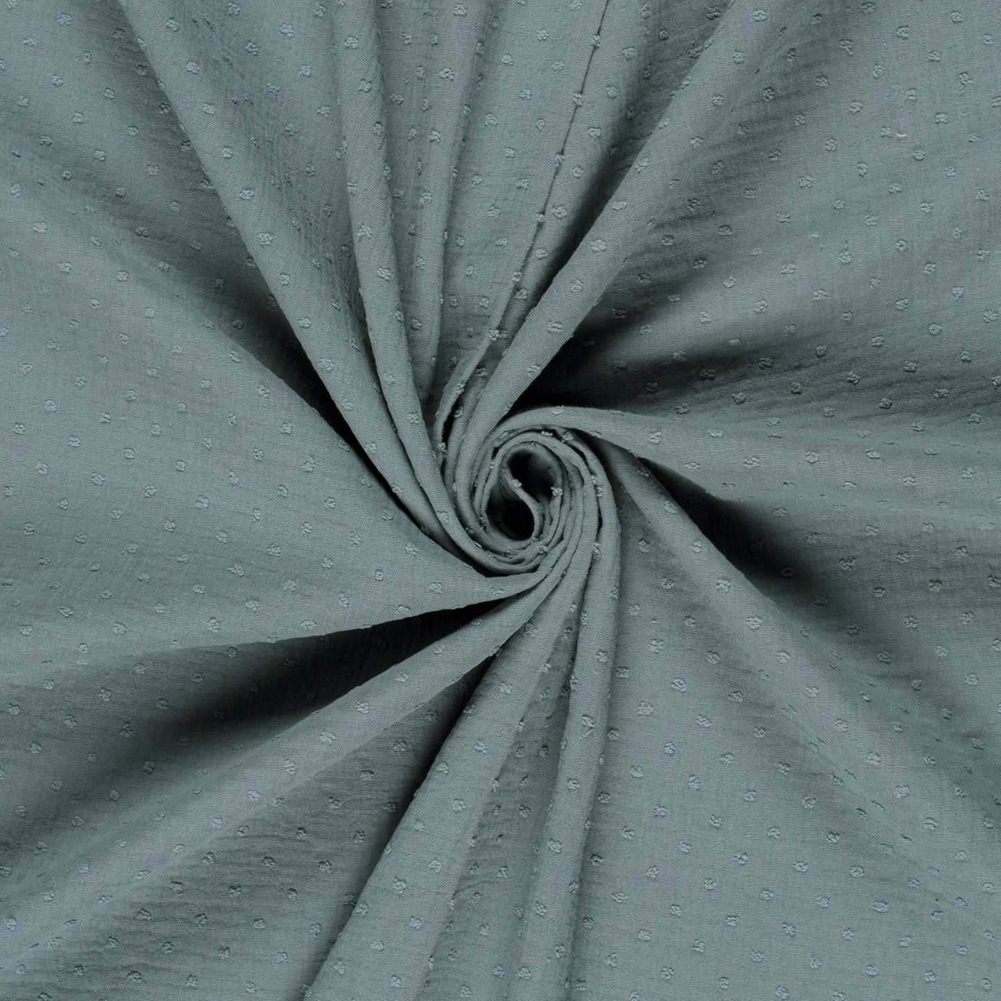 Double Gauze Dobby Dots Indigo