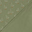 Cotton Jersey Printed Animals Olive Green