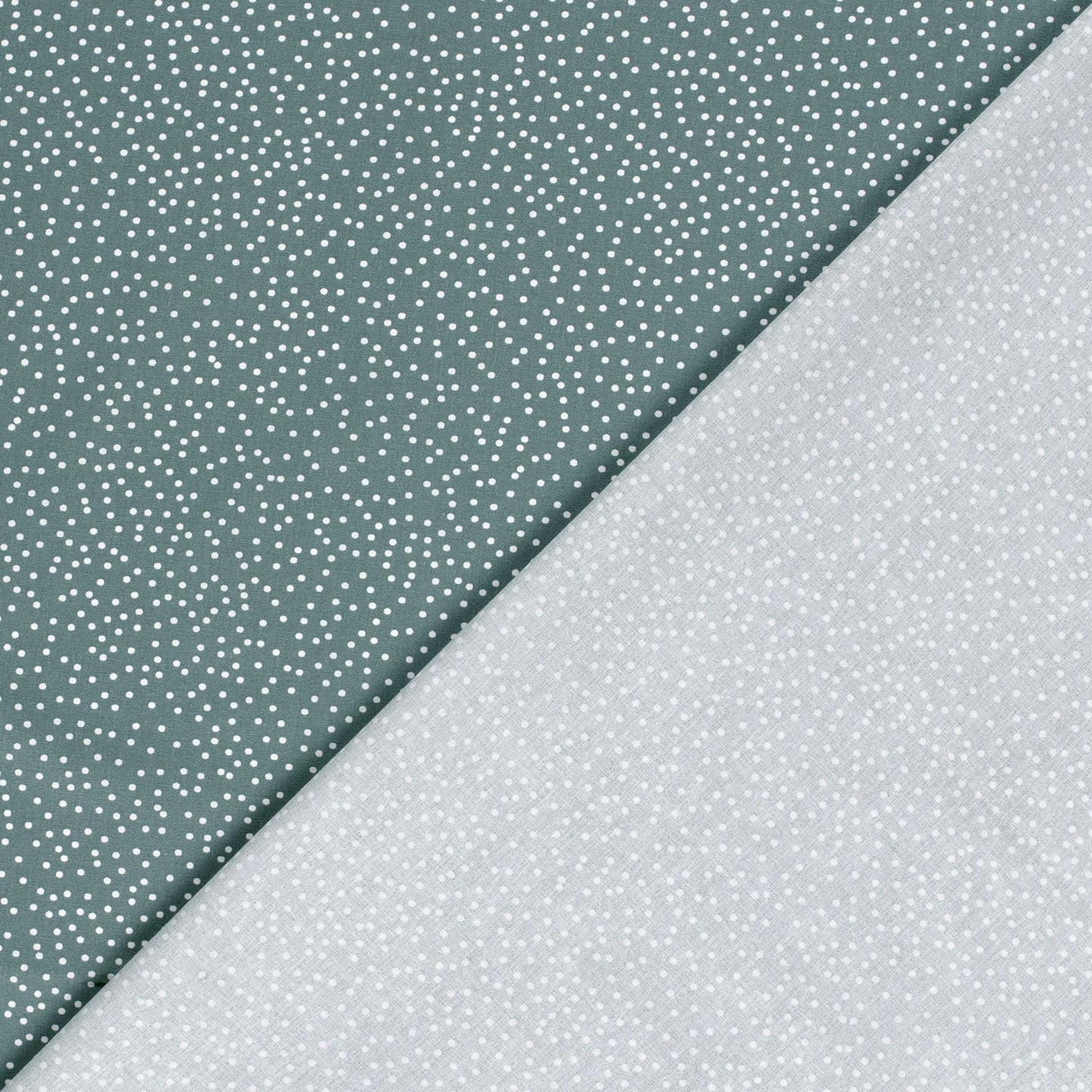 Poplin Bumbac Imprimat Buline Albastru Otel