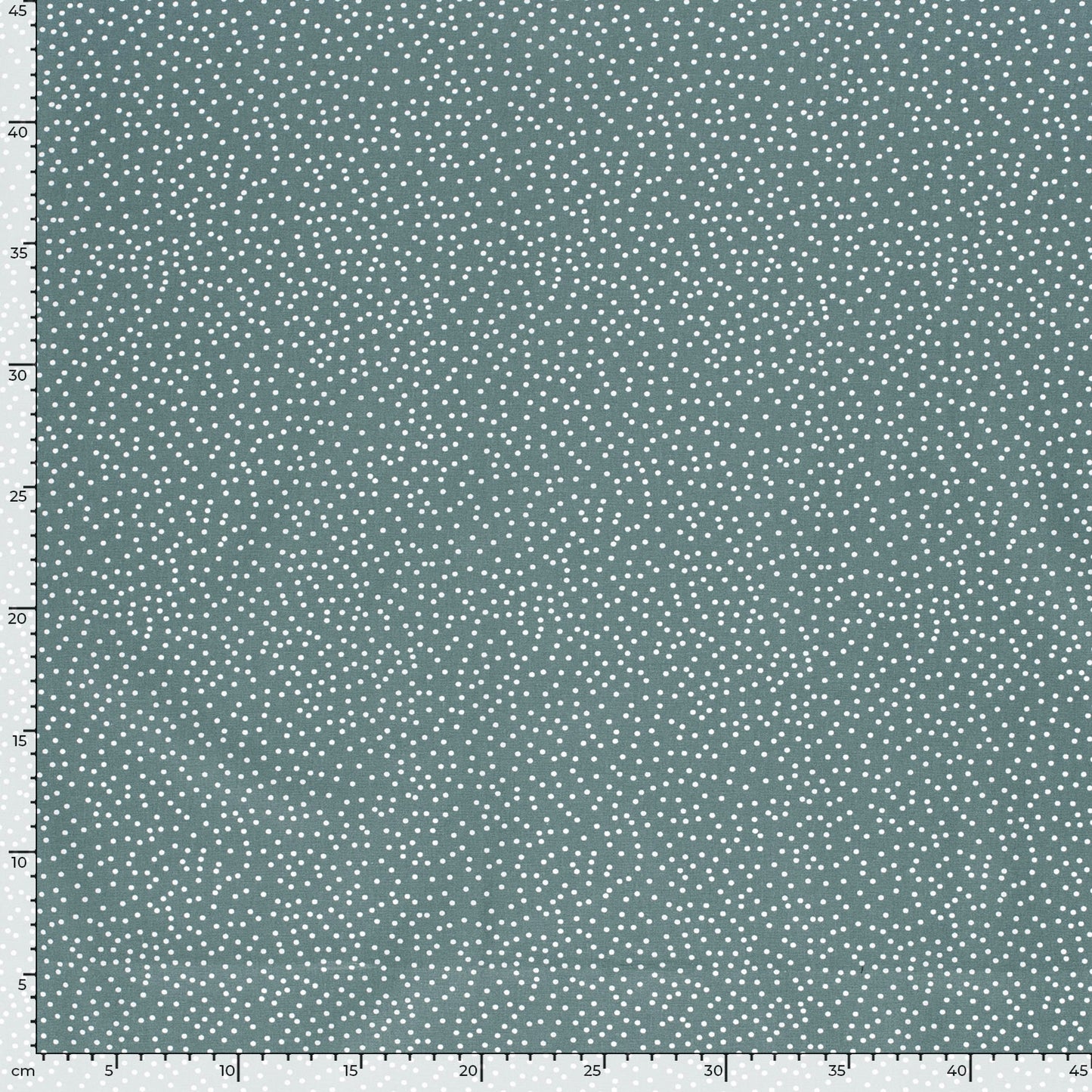 Poplin Bumbac Imprimat Buline Albastru Otel