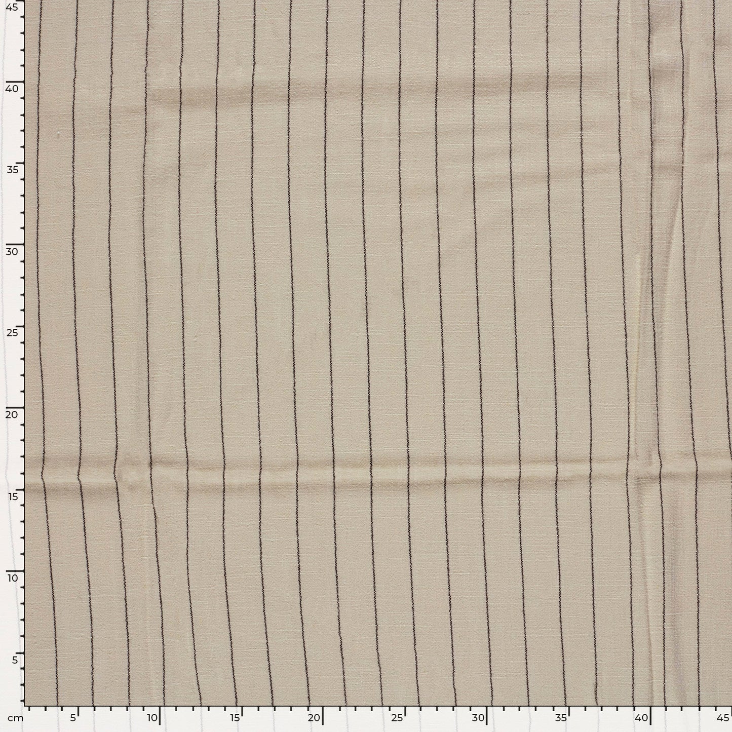 In cu Viscoză Dungi Subțiri Beige