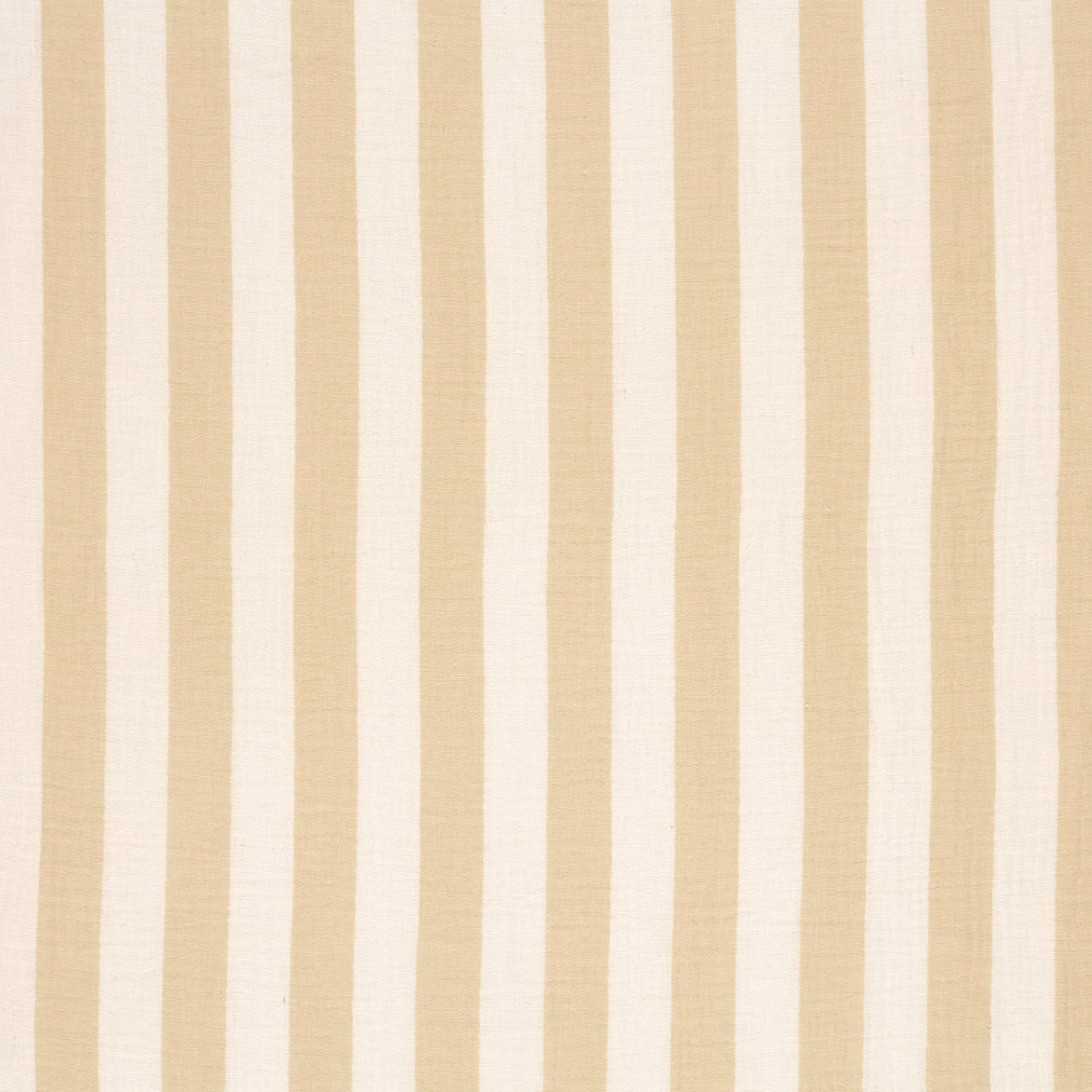 Muselina Bumbac Imprimeu Dungi Off White/Galben