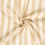 Muselina Bumbac Imprimeu Dungi Off White/Galben