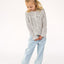 Muselina Bumbac Imprimeu Flori Off White