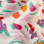 Muselina Bumbac Imprimeu Fructe/Flori Off White
