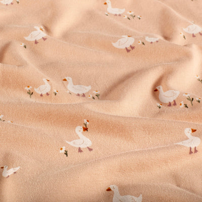 Jerse Bumbac Imprimat Animale Roz Deschis