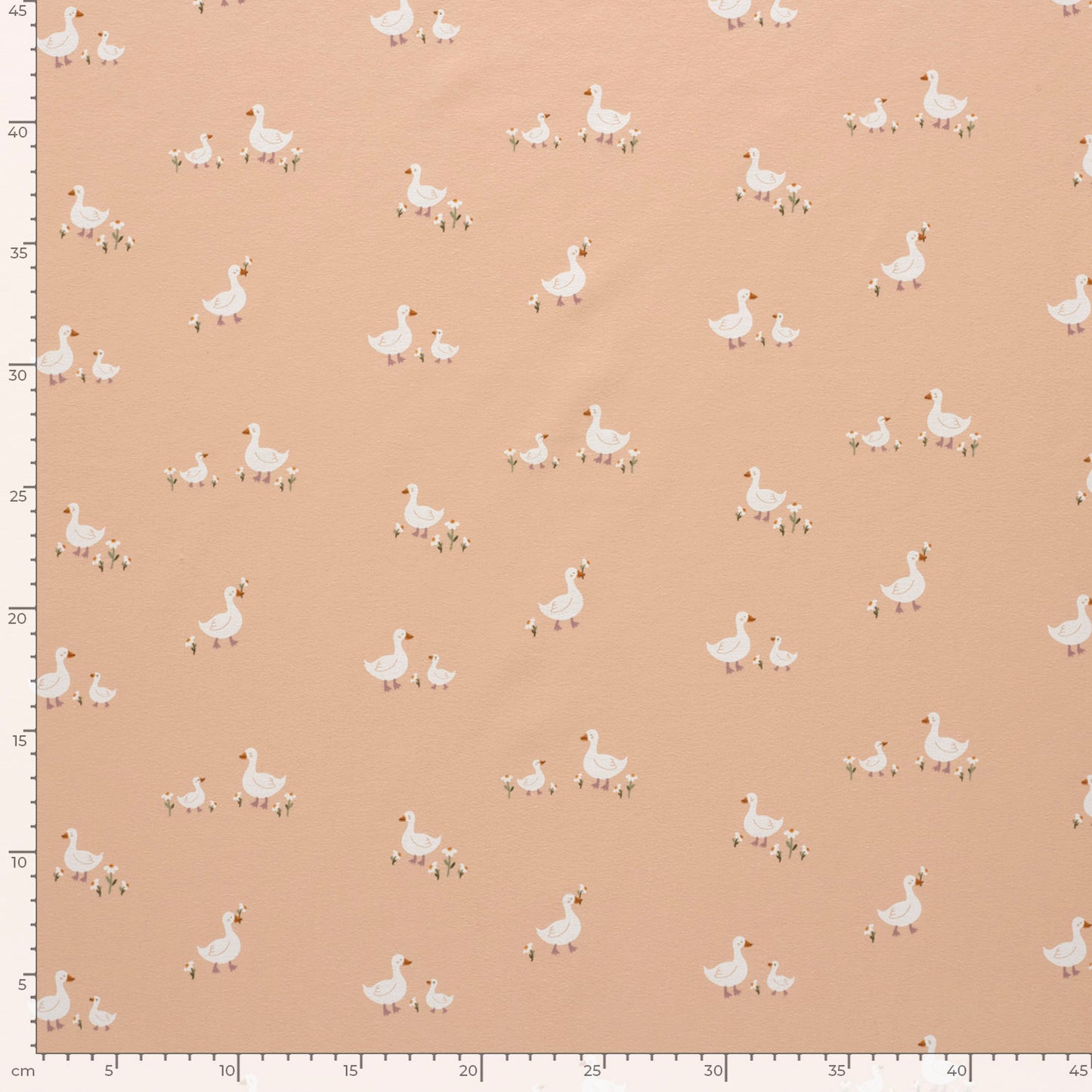 Cotton Jersey Printed Animals Light Pink