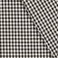 Poplin Bumbac Gingham Black 5 mm