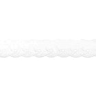 Dantela Madeira Bumbac 42 mm - Alb