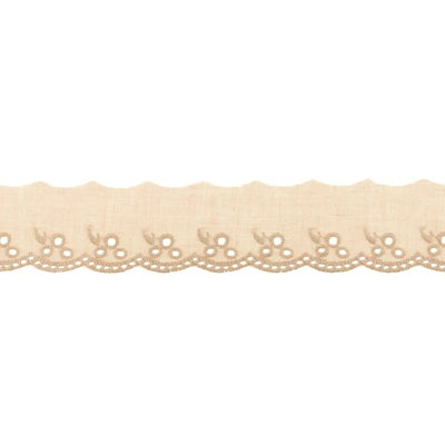 Dantela Madeira Bumbac 42 mm - Bej