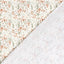 Poplin Bumbac Imprimat Flowers Off White