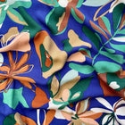 Vascoza Imprimata Floral Abstract Albastru